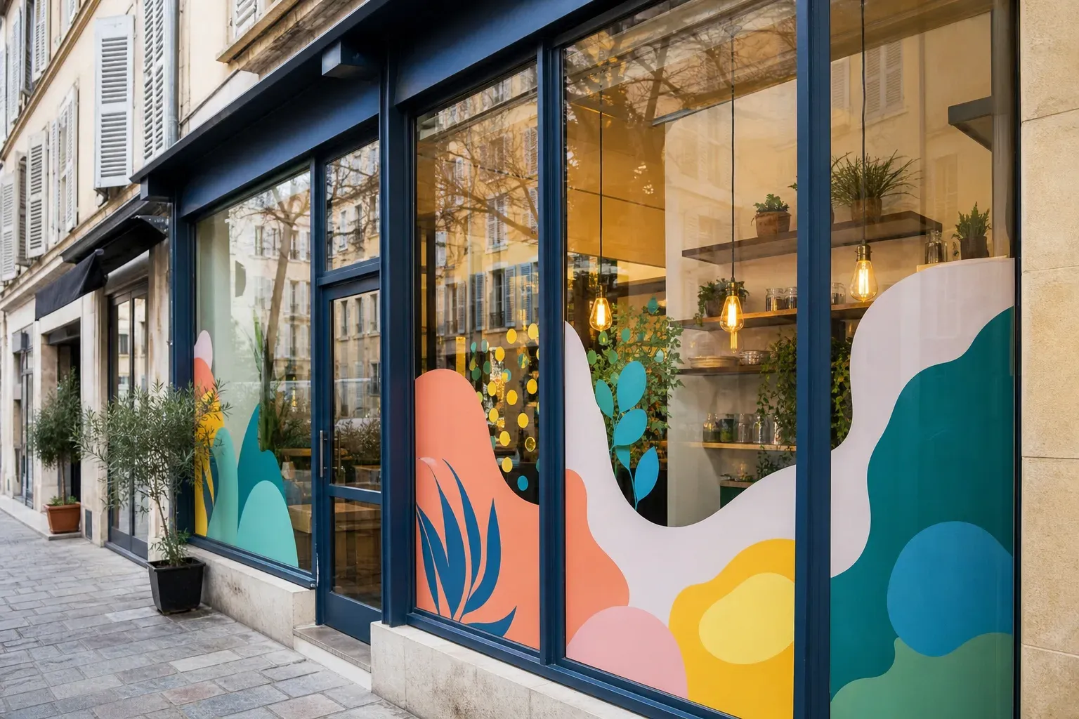 Impression autocollants vitrine Marseille : personnalisez votre devanture avec créativité