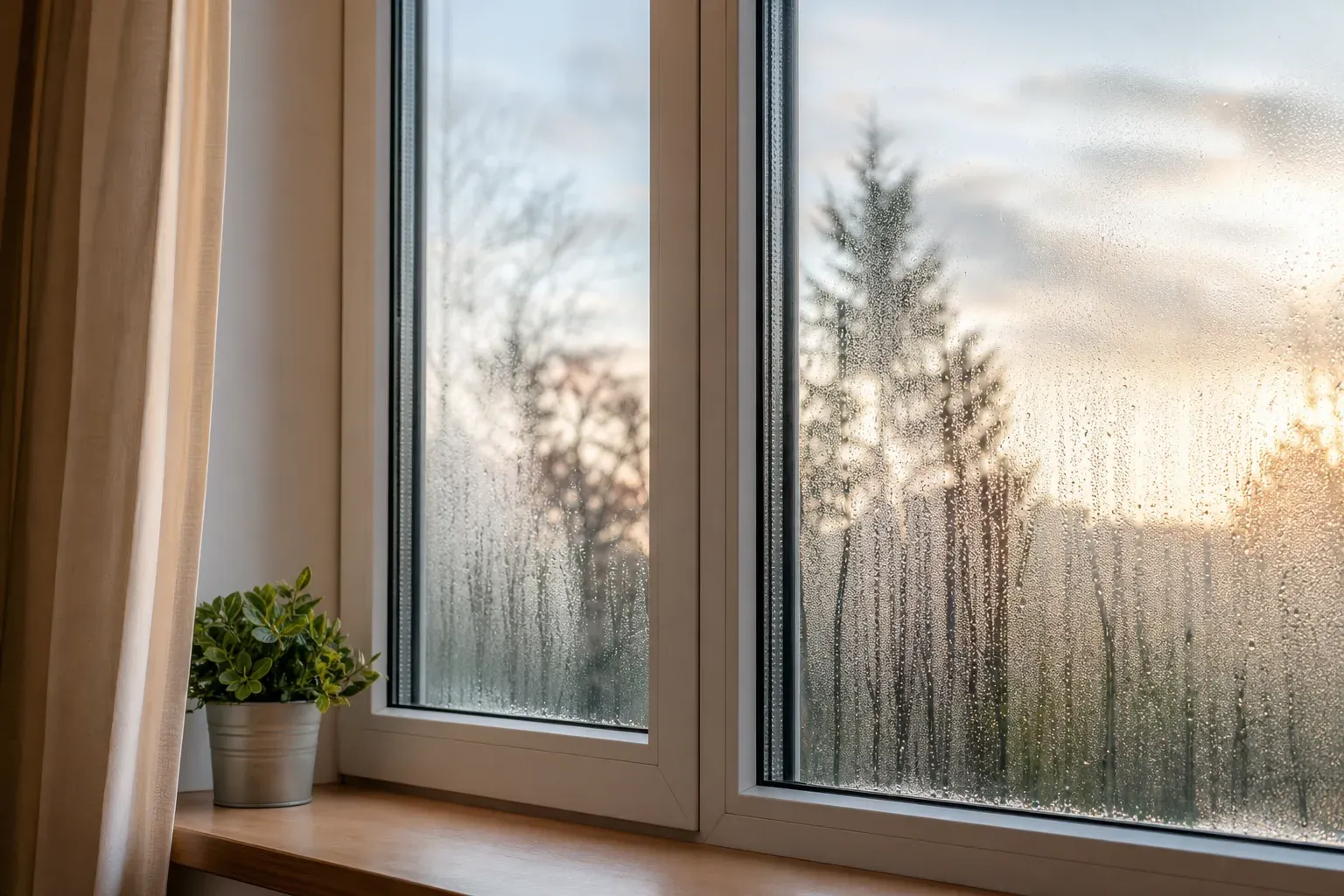 De la buée à l'intérieur du double vitrage : pourquoi et comment y remédier