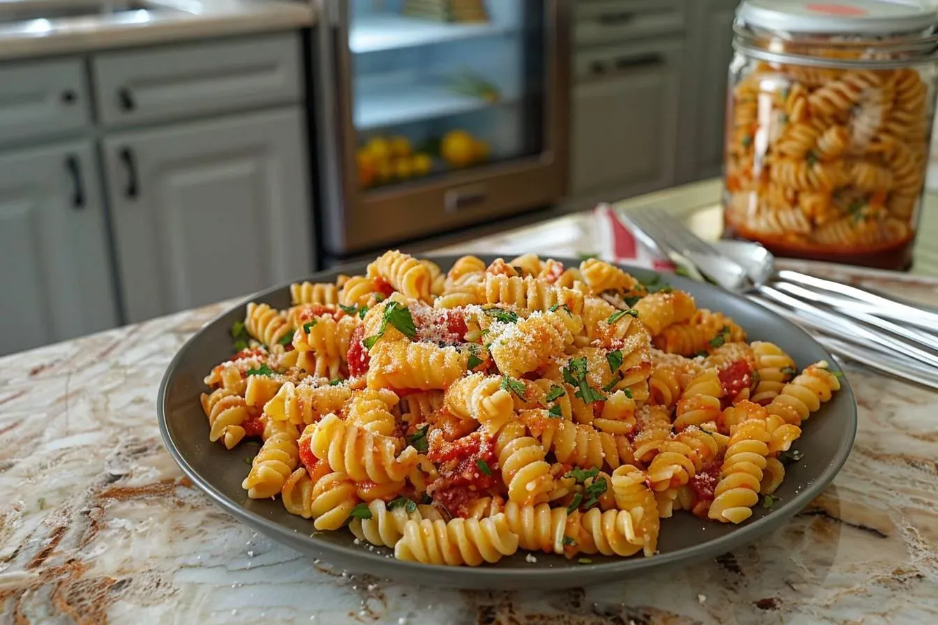 Comment congeler des pâtes cuites avec sauce pour un repas rapide