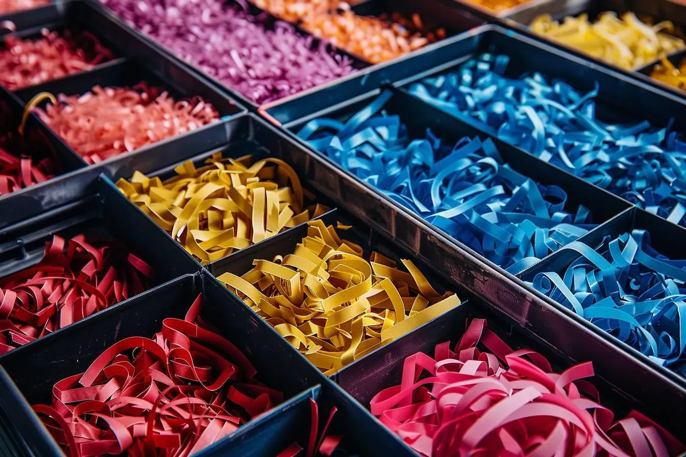 Comment crée-t-on des confettis de différentes tailles ?
