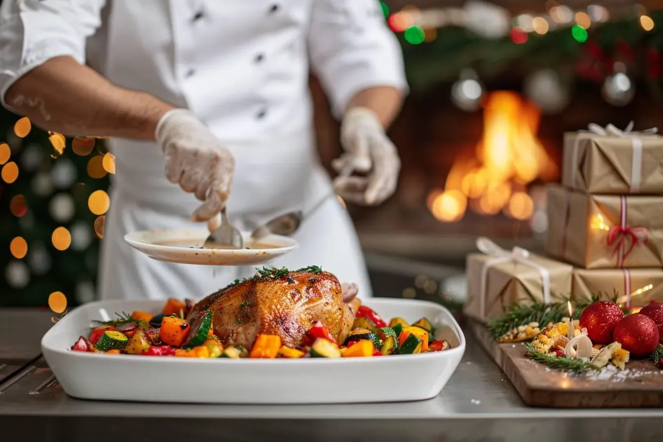 Comment se déroule la livraison d’un repas de Noël par un traiteur ?