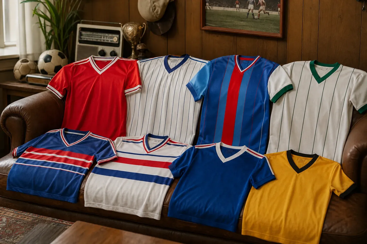 Maillot foot ambiance années 80 : Maillot de foot ambiance années 80 : les designs rétro qui font leur retour