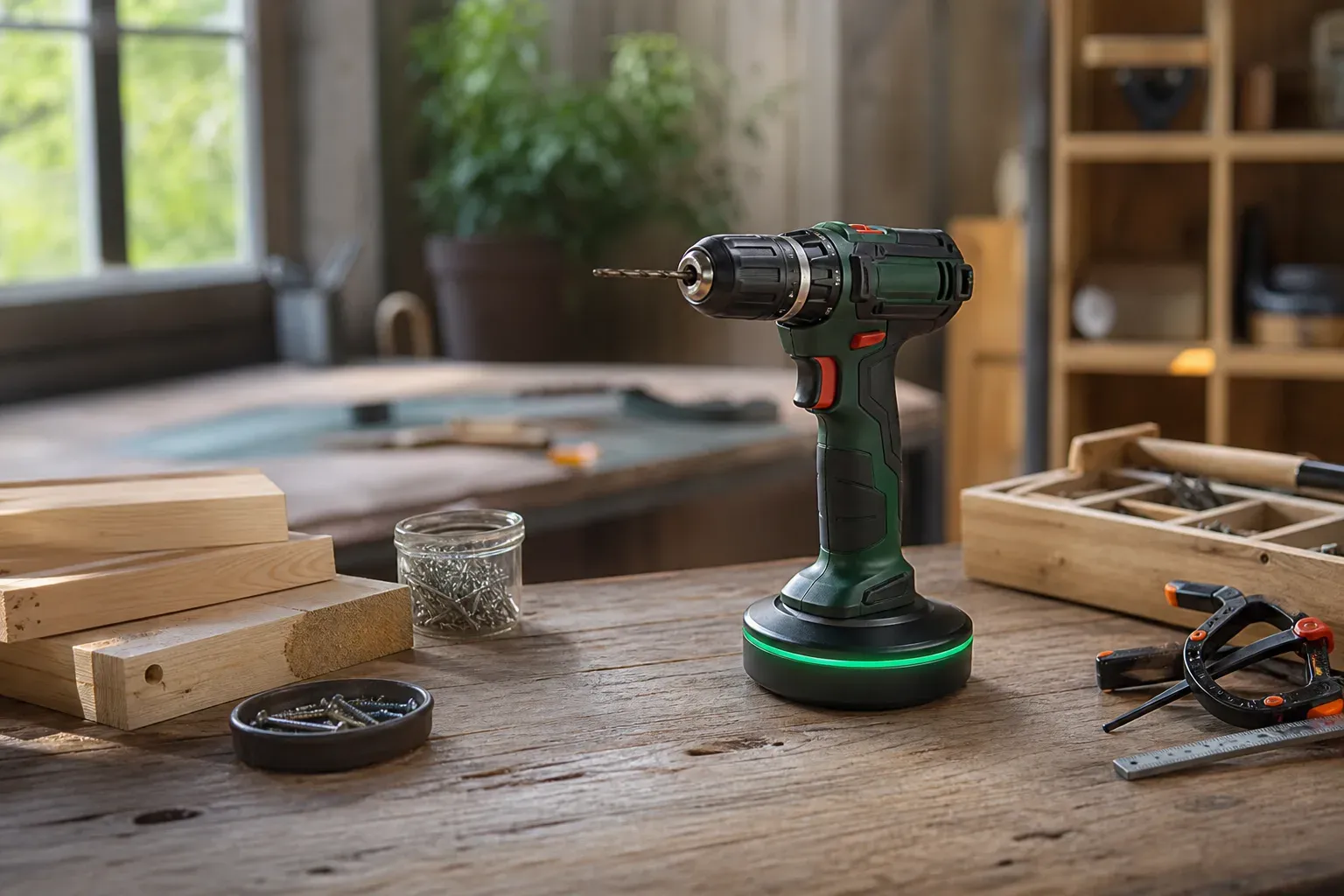 Mini perceuse avec chargeur sans fil : plus de liberté grâce à un système de recharge sans fil