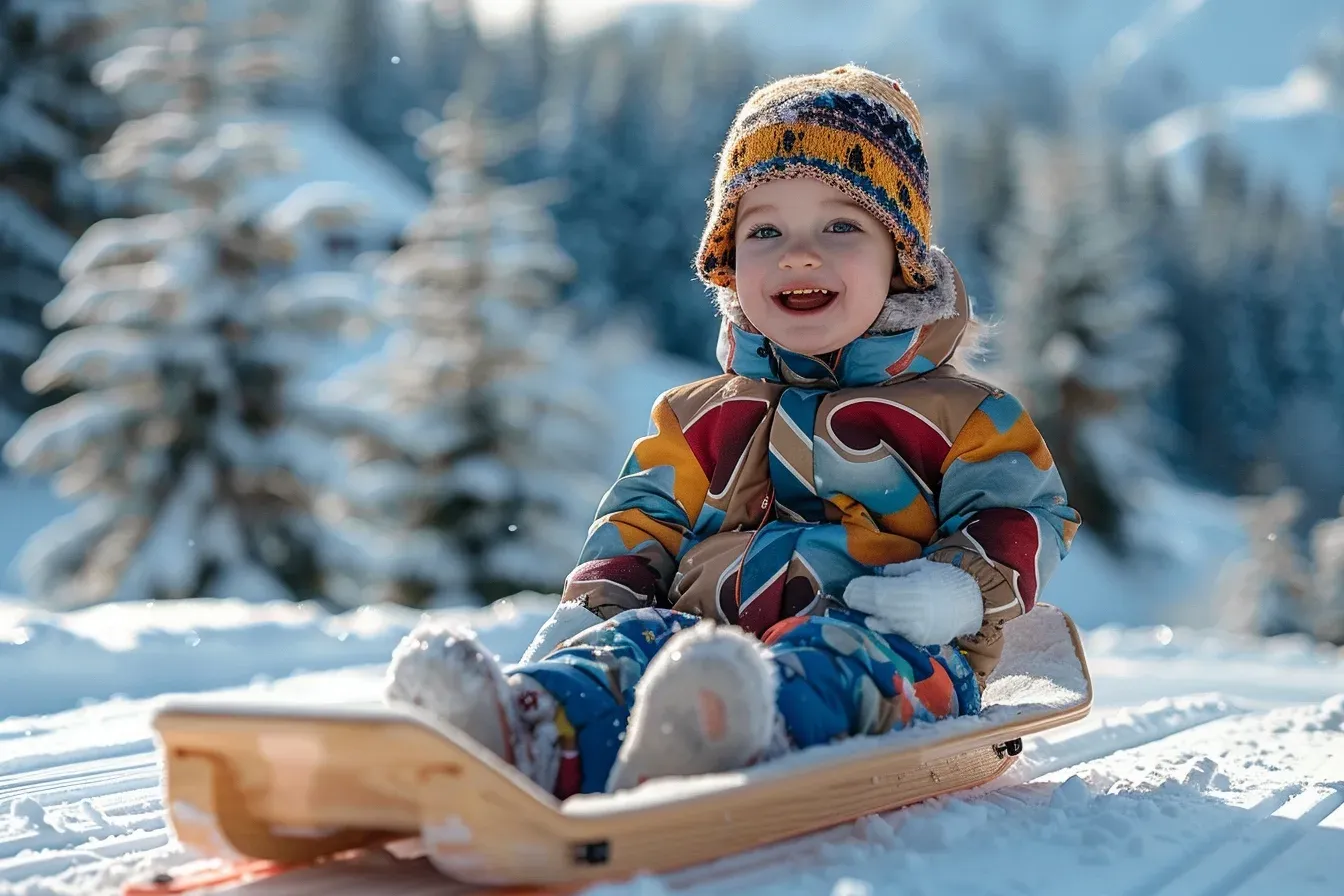 Prêt pour dévaler une piste de luge ?