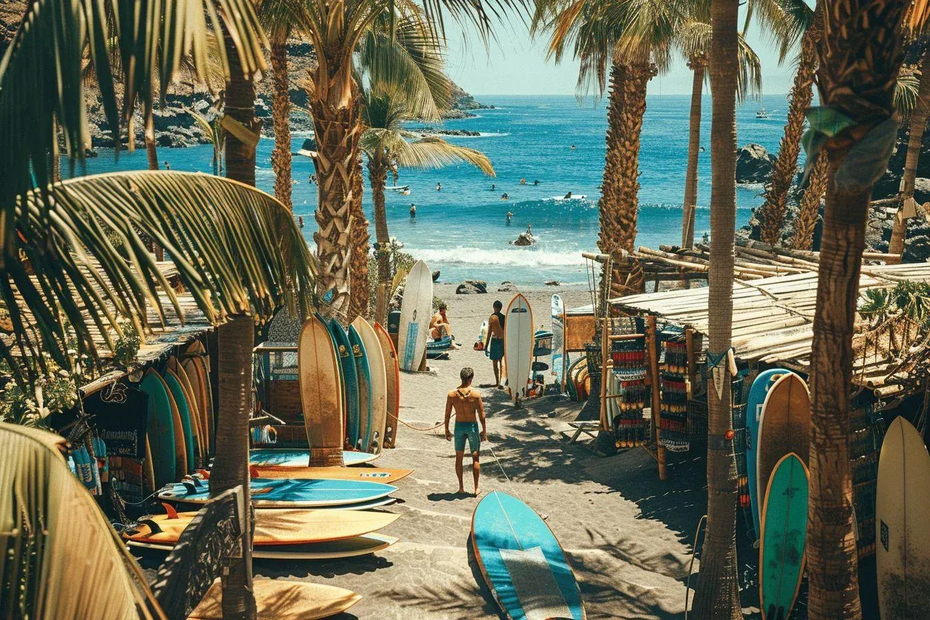 Quelles sont les différences de tarifs entre les écoles de surf à Tenerife?