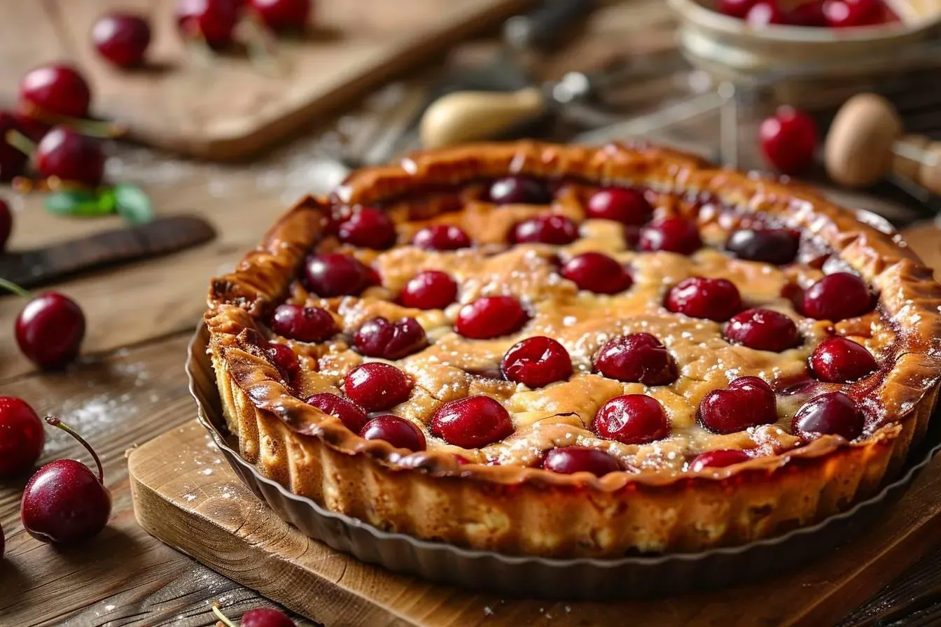 Recette clafoutis aux cerises burlat