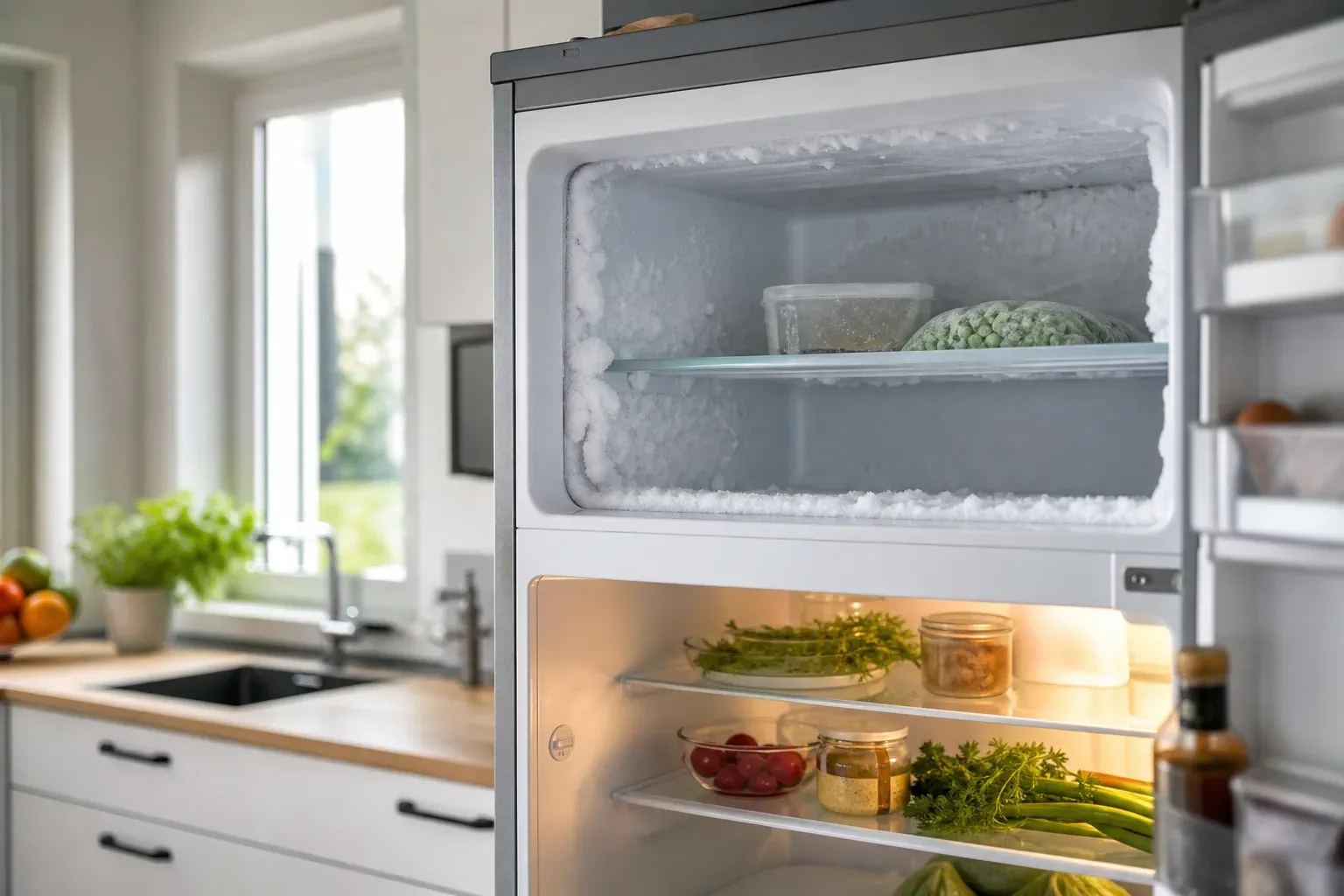 Réfrigérateur qui givre trop vite : pourquoi et que faire