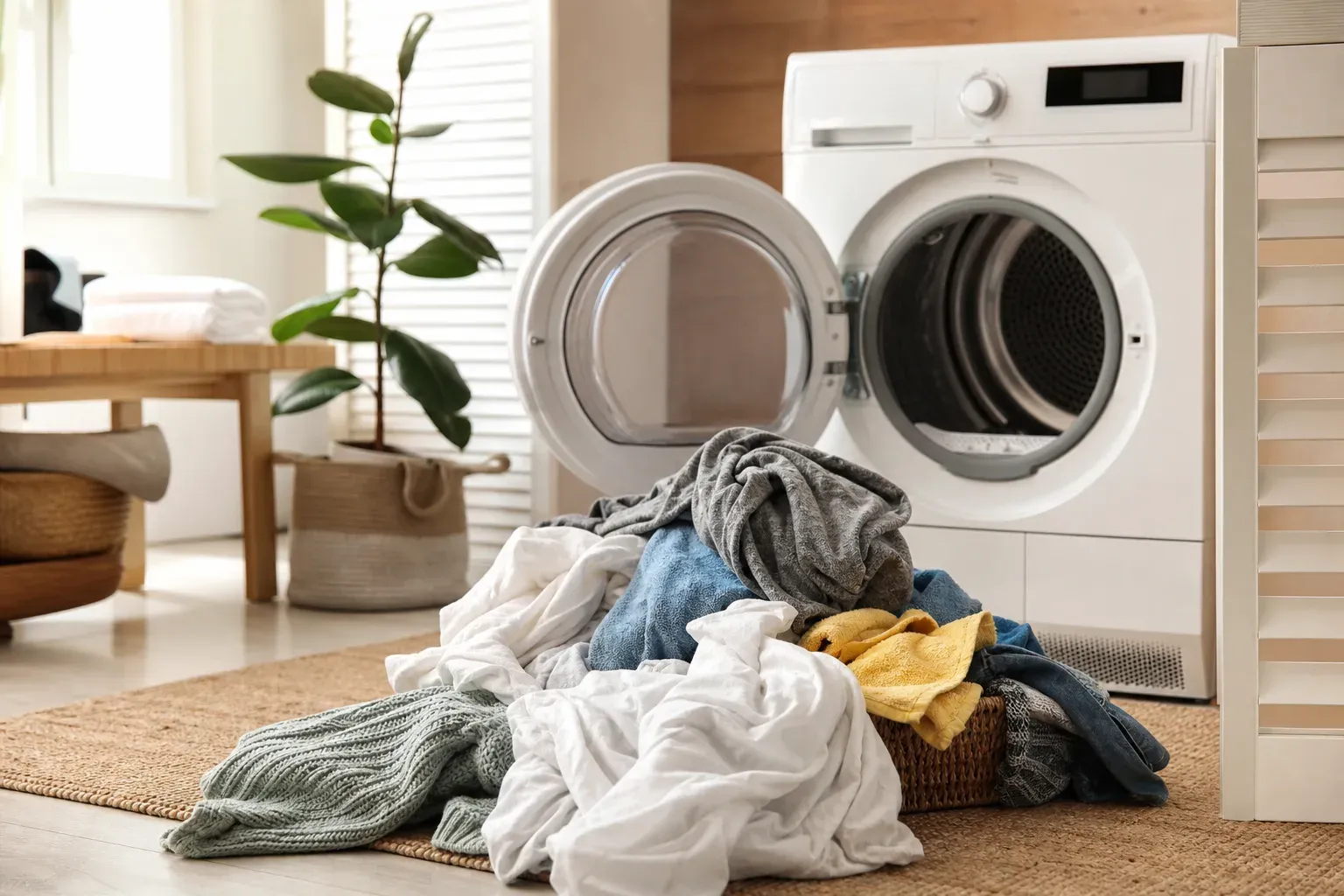 Sèche-linge qui ne sèche plus le linge : les causes et comment y remédier