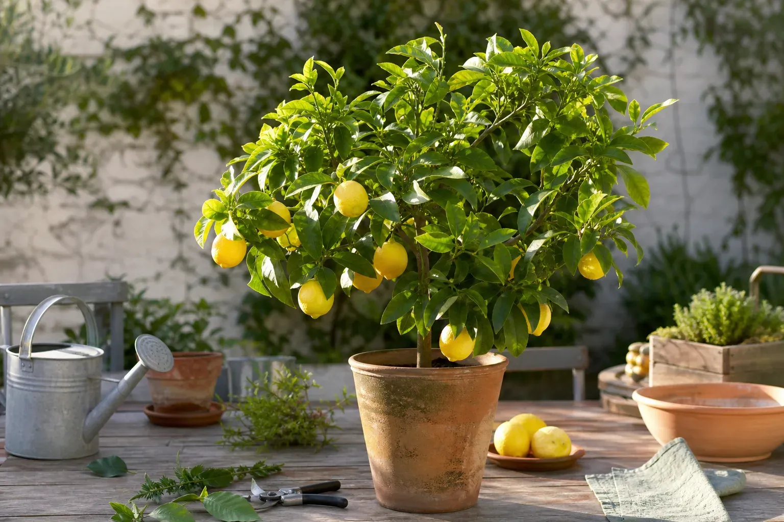 Comment tailler un citronnier en pot pour qu'il fructifie abondamment
