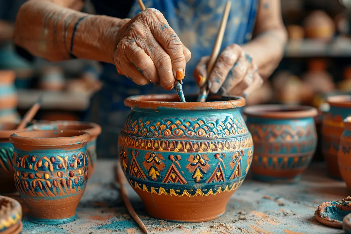 Techniques innovantes de peinture sur argile pour des créations uniques