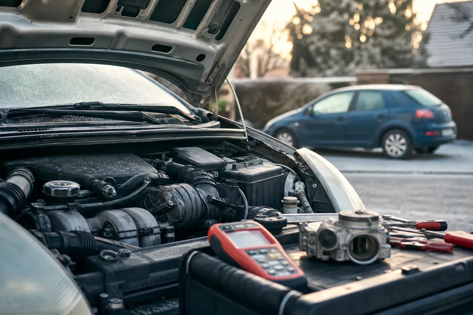 Voiture qui cale au ralenti quand elle est froide : causes et solutions